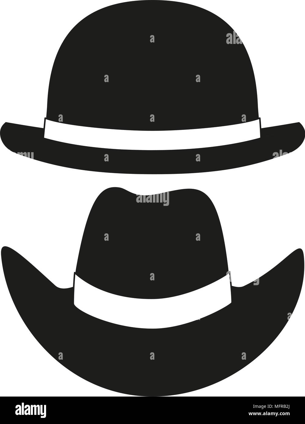 Detail Bowler Hat Silhouette Nomer 31