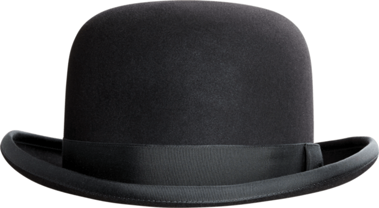Detail Bowler Hat Transparent Nomer 10