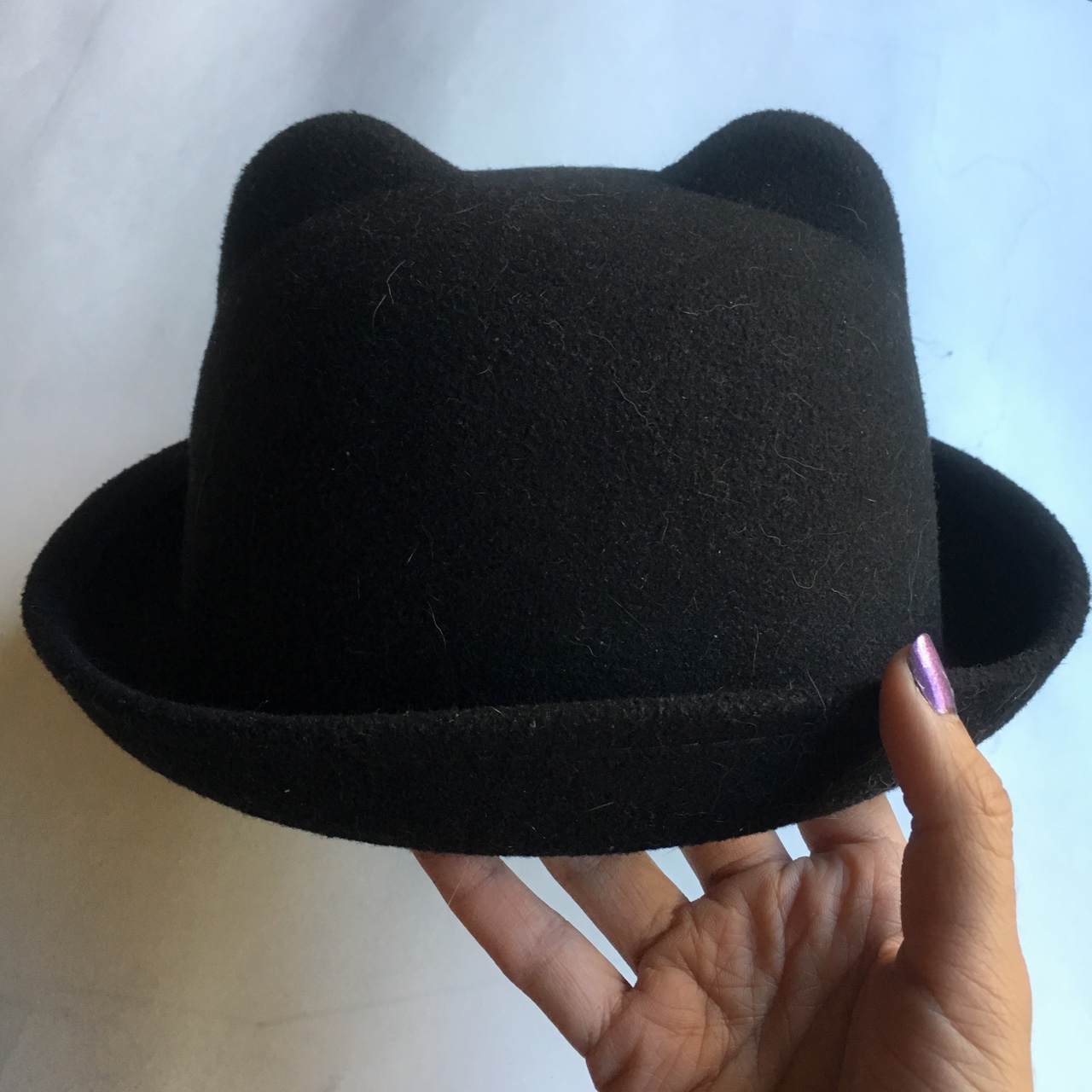 Detail Bowler Hat With Ears Nomer 45