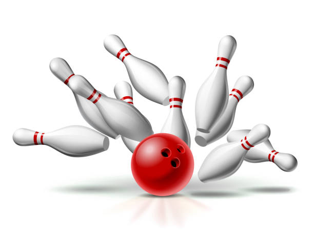 Detail Bowling Ball And Pin Clipart Nomer 30