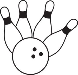 Detail Bowling Ball And Pin Clipart Nomer 32