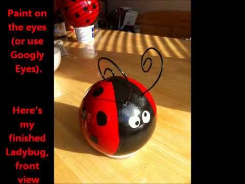 Detail Bowling Ball Ladybug Art Nomer 11