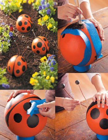 Detail Bowling Ball Ladybug Art Nomer 43