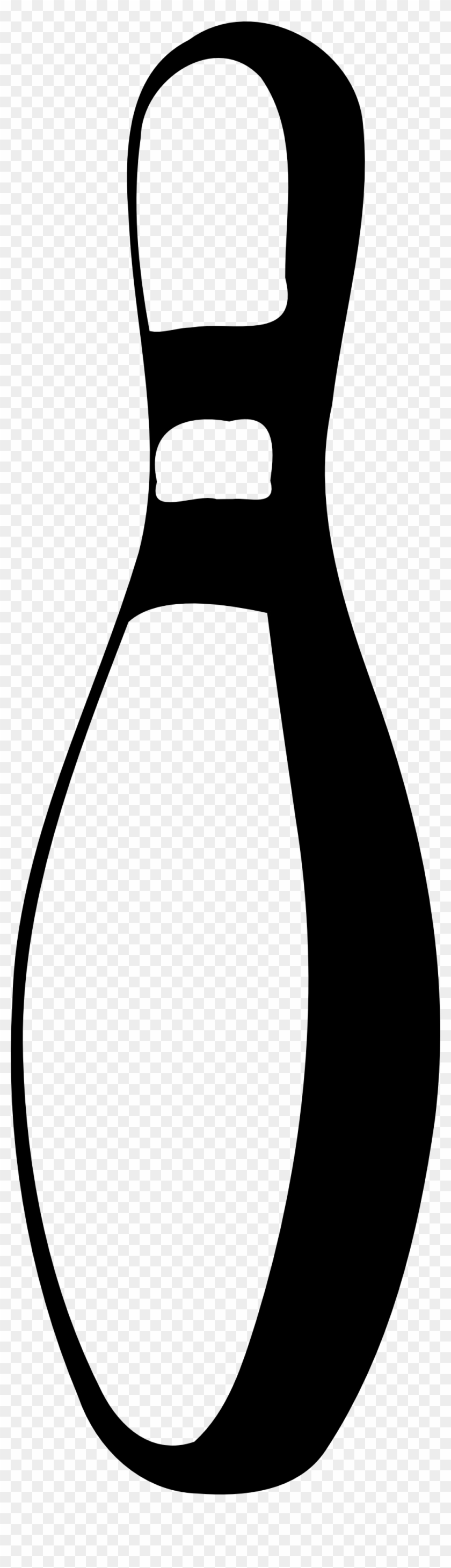 Detail Bowling Pin Clipart Black And White Nomer 6