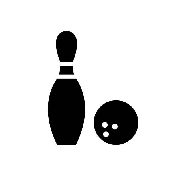 Detail Bowling Pins Clipart Black And White Nomer 13