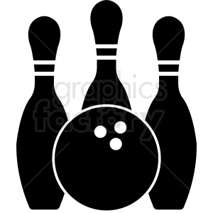 Detail Bowling Pins Clipart Black And White Nomer 30