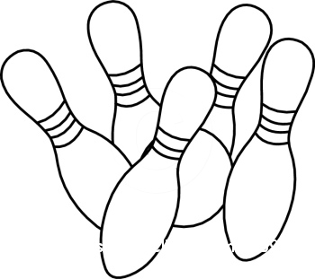 Detail Bowling Pins Clipart Black And White Nomer 32