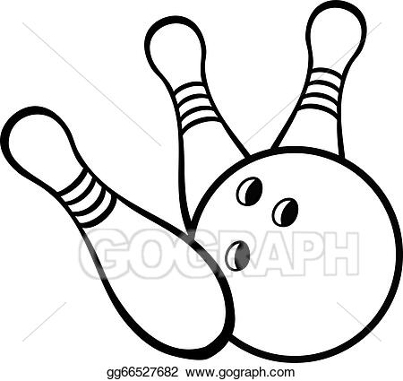 Detail Bowling Pins Clipart Black And White Nomer 37