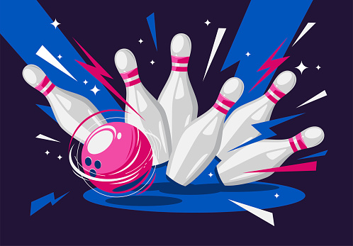 Detail Bowling Vector Nomer 15