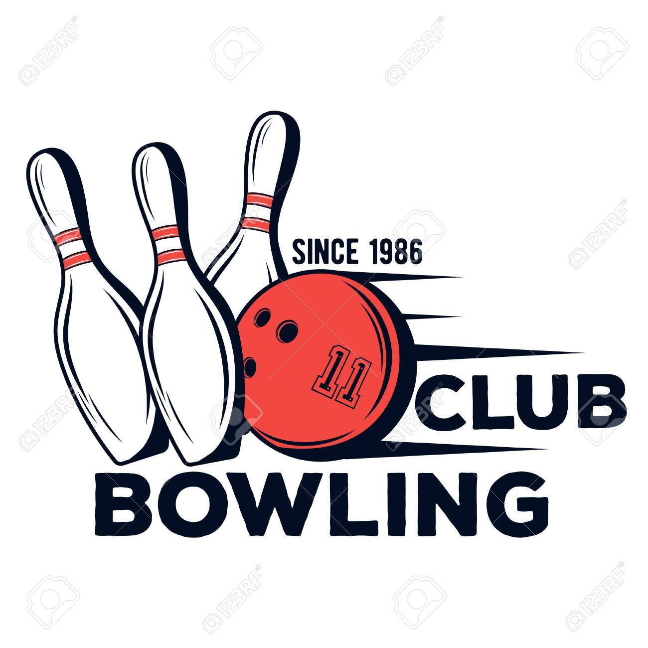 Detail Bowling Vector Nomer 39