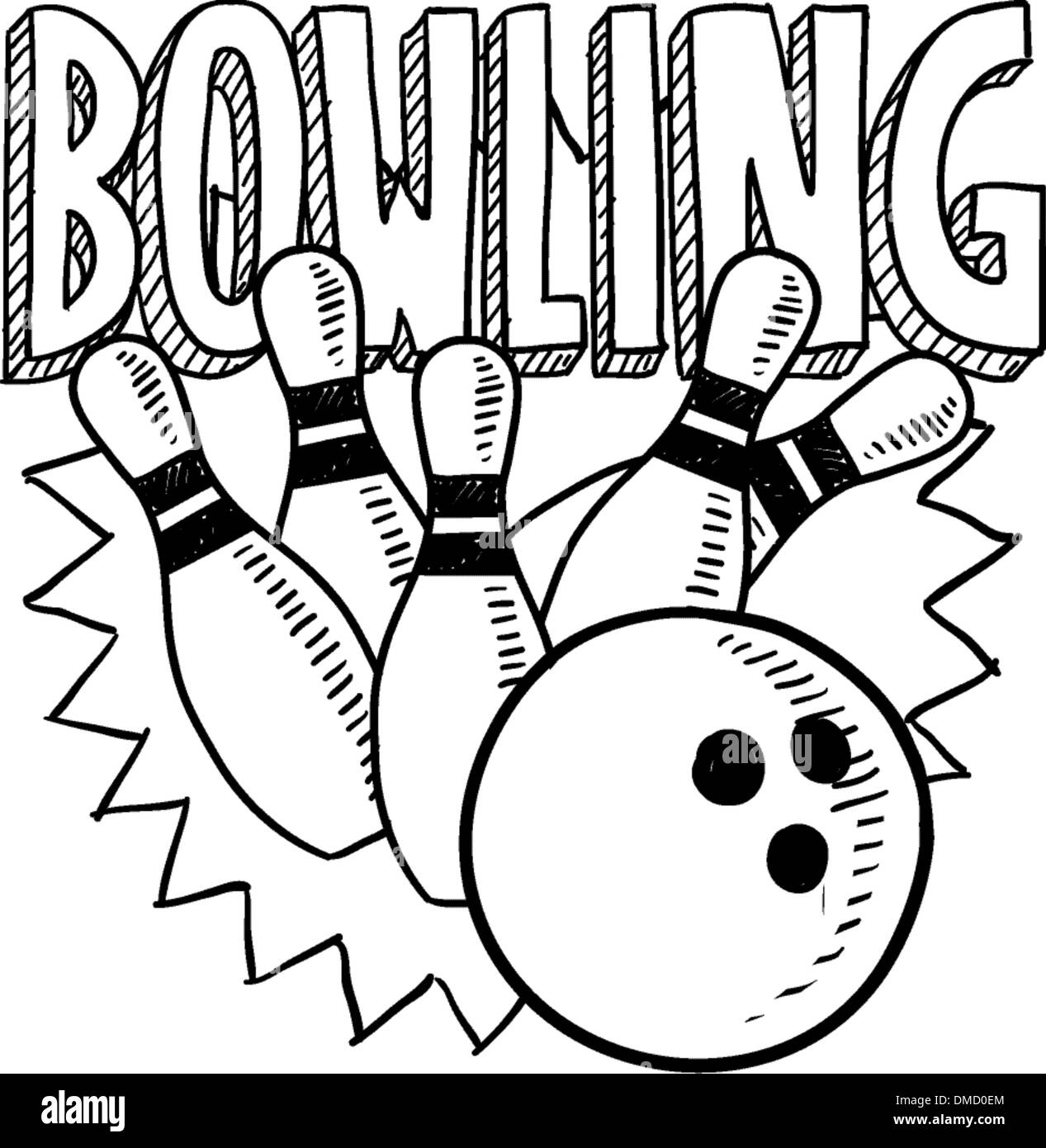Detail Bowling Vector Nomer 56