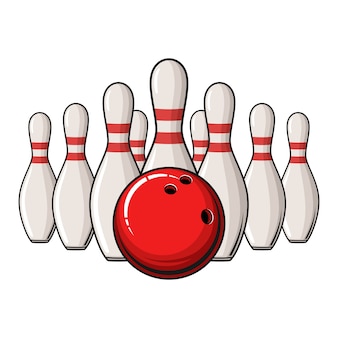 Detail Bowling Vector Nomer 10