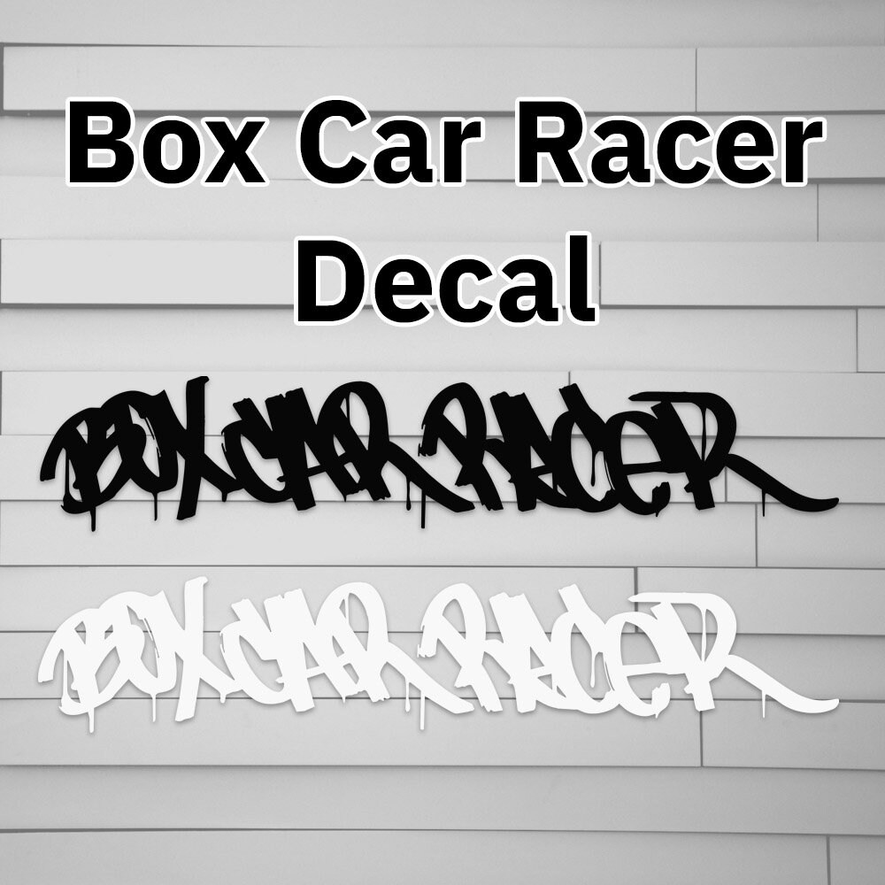 Detail Box Car Racer Logo Nomer 47