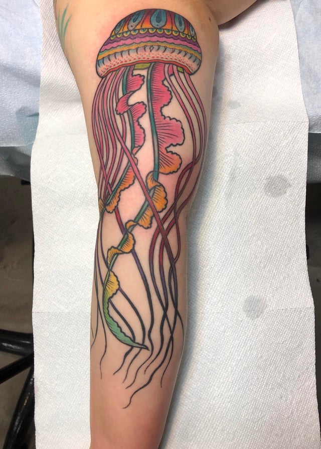 Detail Box Jellyfish Tattoo Nomer 9