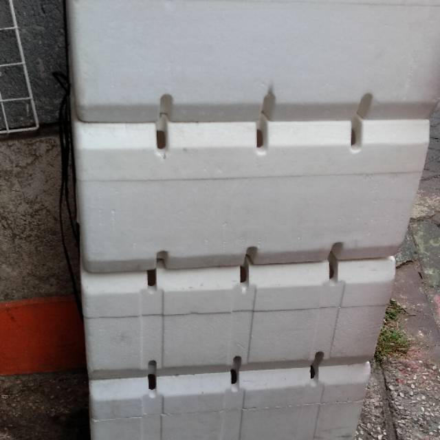 Detail Box Styrofoam Bekas Nomer 16