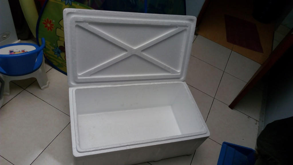 Detail Box Styrofoam Bekas Nomer 55