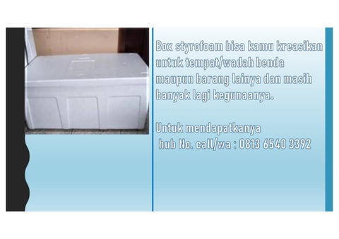 Detail Box Styrofoam Ukuran 1 Meter Nomer 18