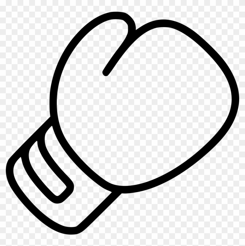 Detail Boxing Glove Clipart Black And White Nomer 2