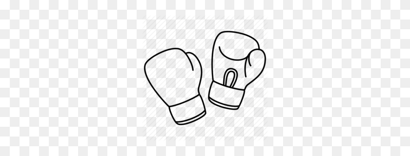 Detail Boxing Glove Clipart Black And White Nomer 46