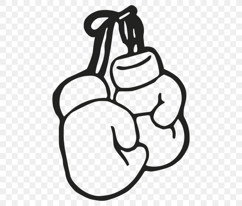 Detail Boxing Glove Clipart Black And White Nomer 6