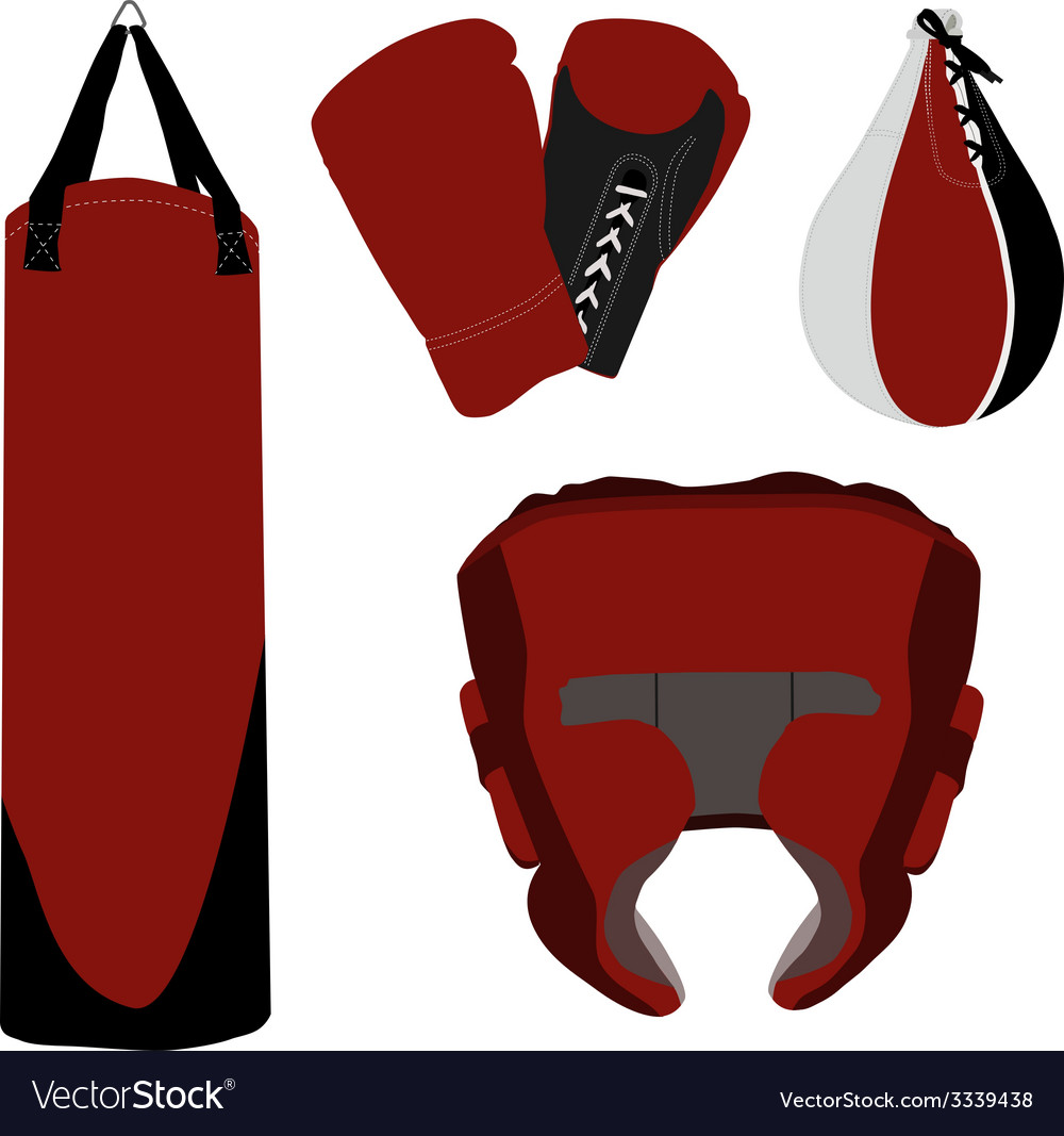 Detail Boxing Gloves And Helmet Nomer 38