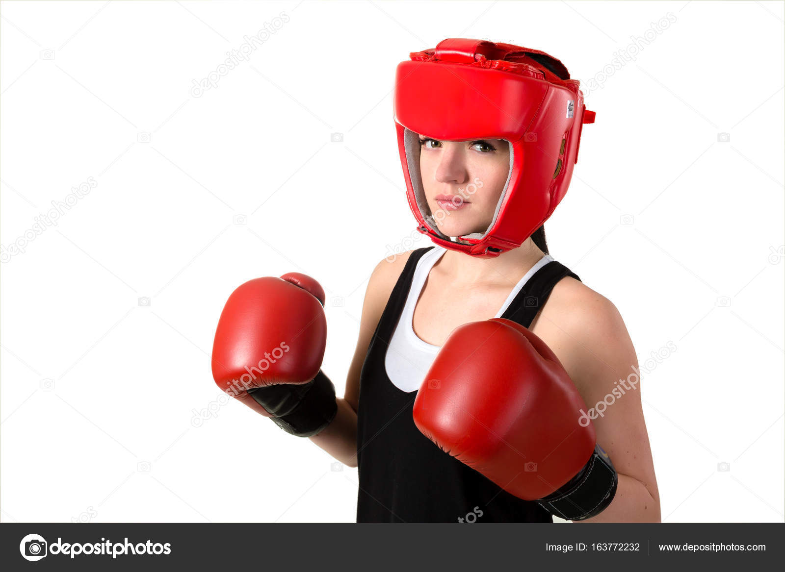 Detail Boxing Gloves And Helmet Nomer 40