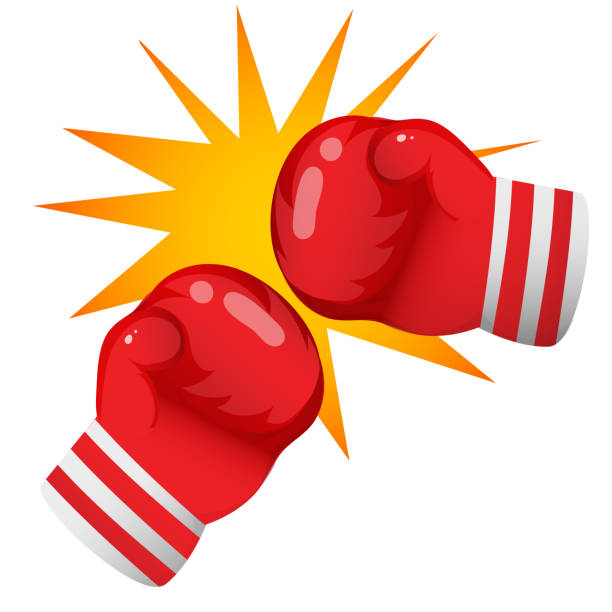 Detail Boxing Gloves Clip Art Nomer 10