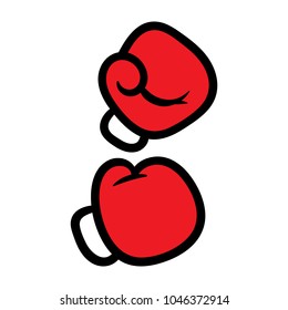 Detail Boxing Gloves Clip Art Nomer 17