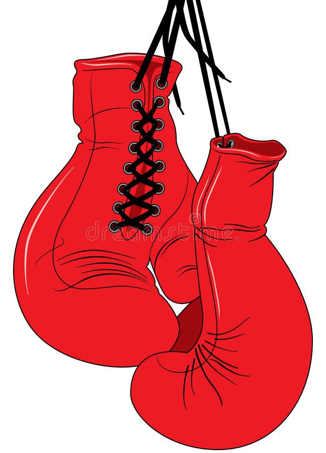 Detail Boxing Gloves Clip Art Nomer 6