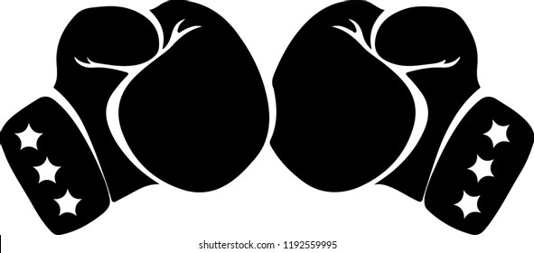 Detail Boxing Gloves Clipart Black And White Nomer 20
