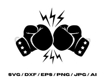 Detail Boxing Gloves Clipart Black And White Nomer 27
