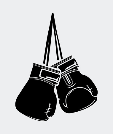 Detail Boxing Gloves Clipart Black And White Nomer 40