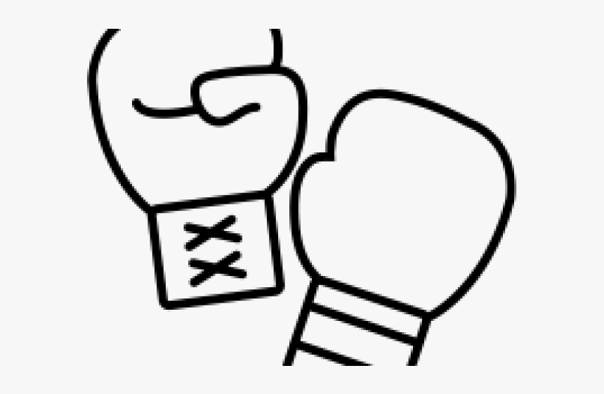 Detail Boxing Gloves Clipart Black And White Nomer 42