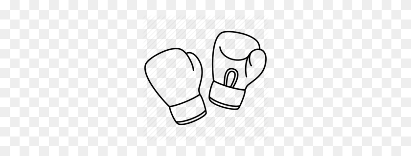 Detail Boxing Gloves Clipart Black And White Nomer 47