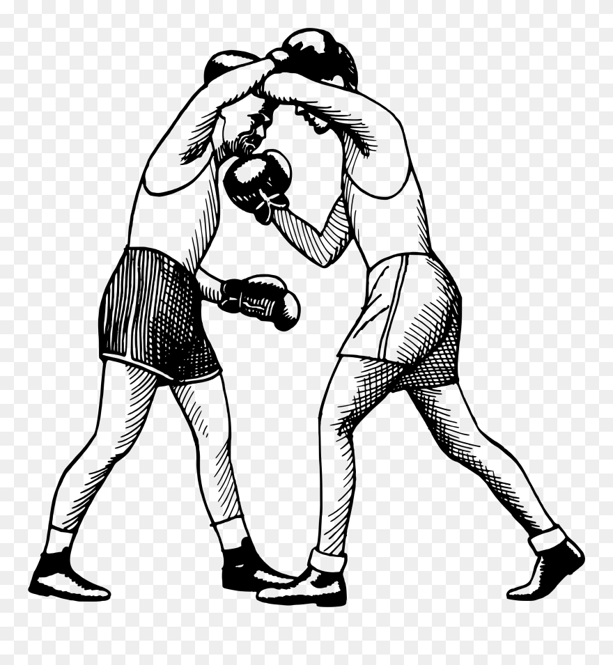 Detail Boxing Gloves Clipart Black And White Nomer 56