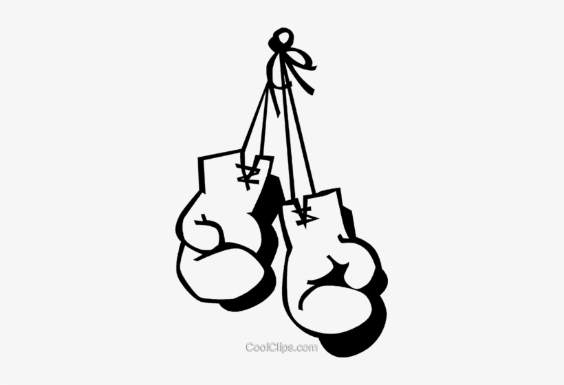 Detail Boxing Gloves Clipart Black And White Nomer 9