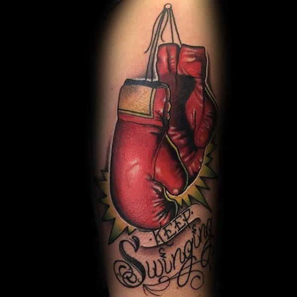 Detail Boxing Gloves Tattoo Designs Nomer 13