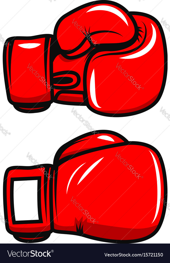 Detail Boxing Gloves Vector Nomer 2