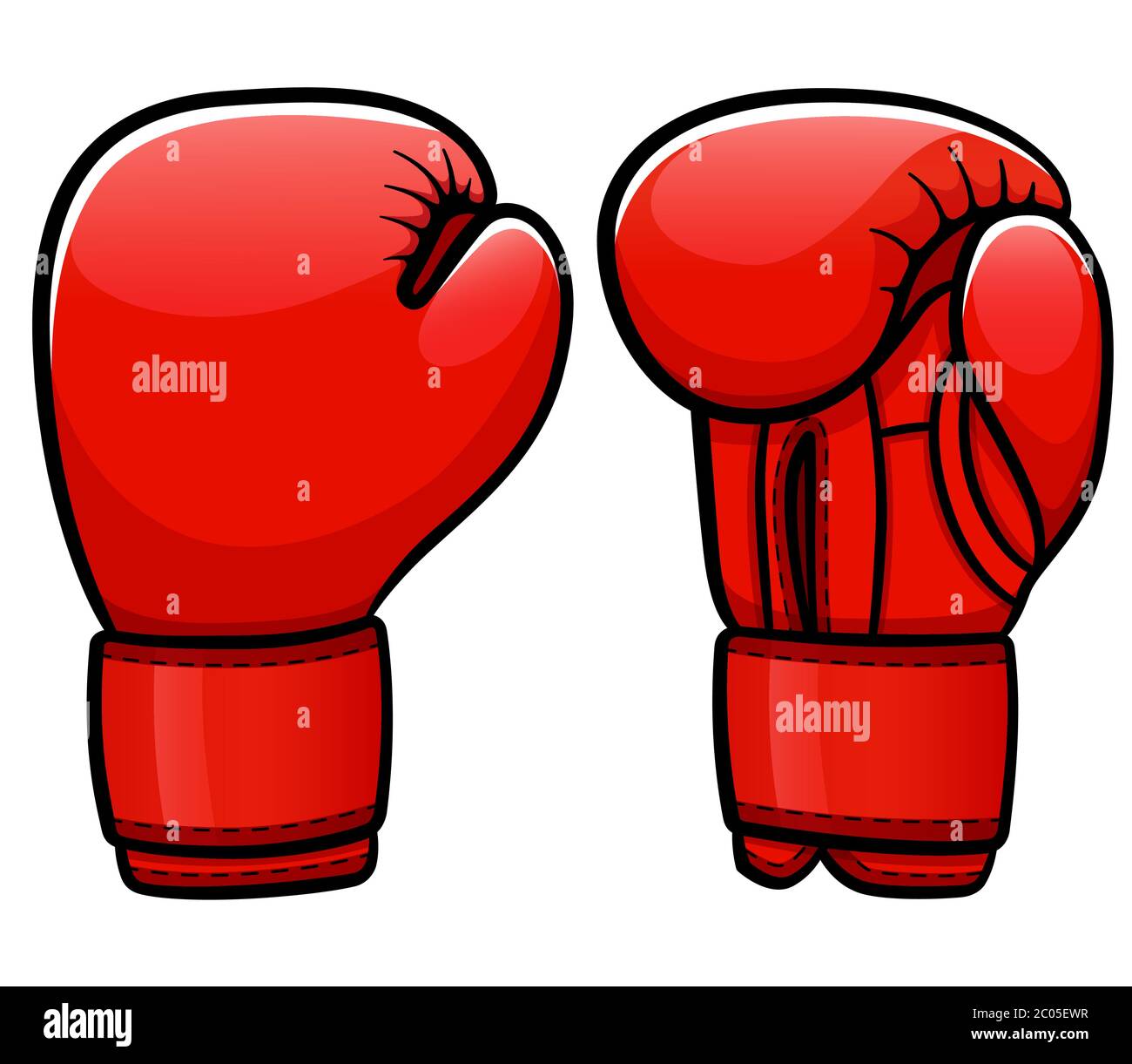 Detail Boxing Gloves Vector Nomer 16