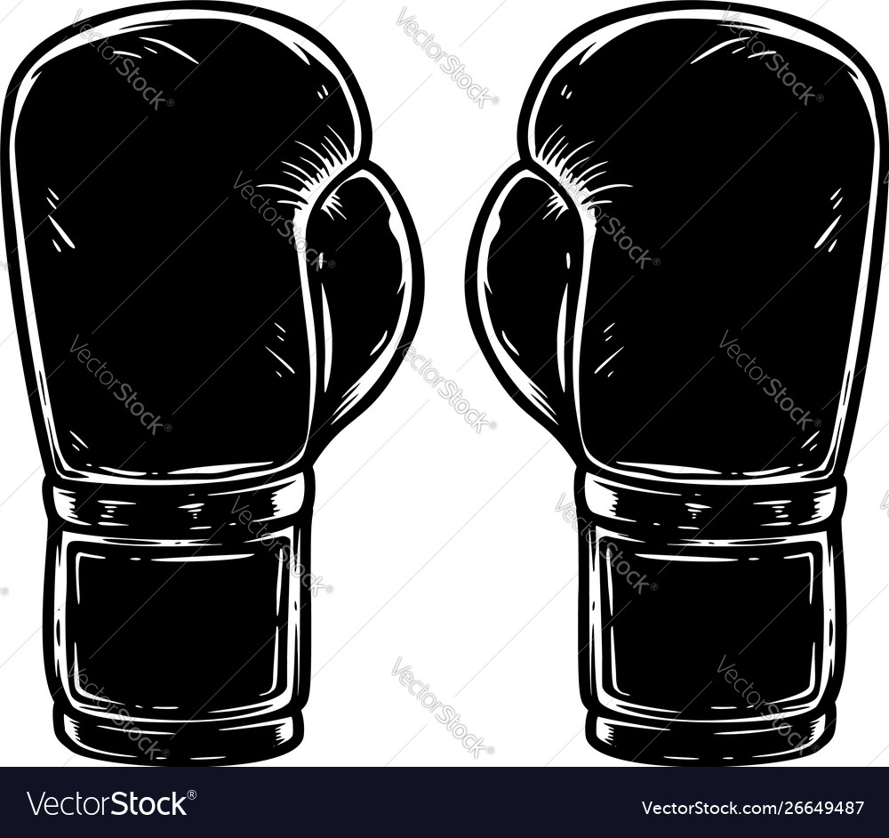 Detail Boxing Gloves Vector Nomer 24