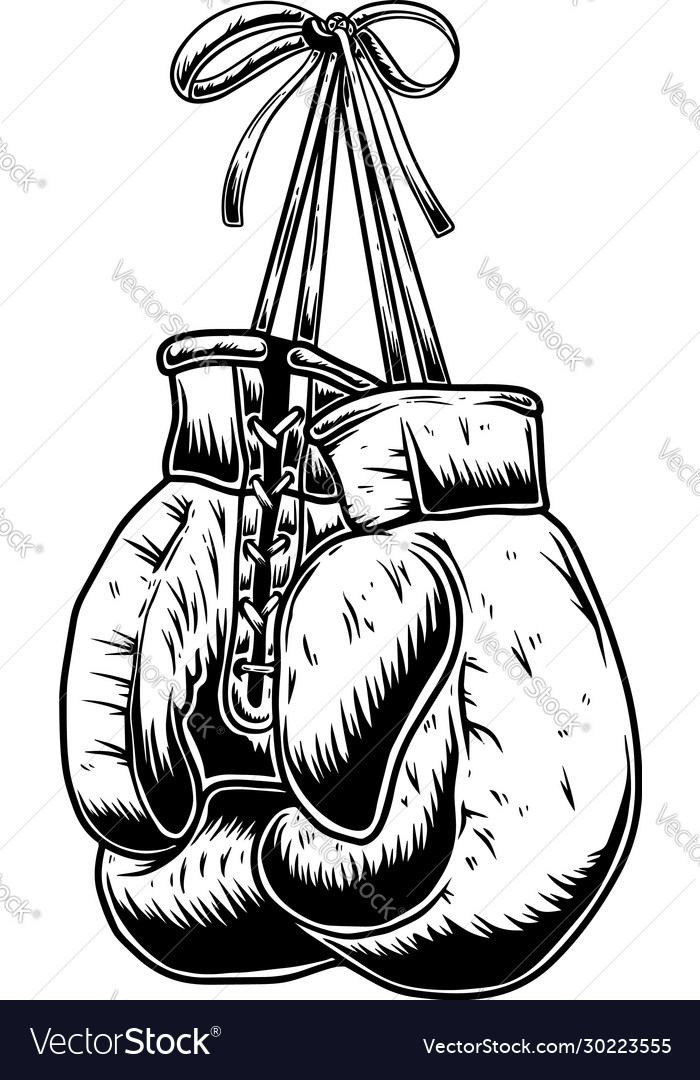 Detail Boxing Gloves Vector Nomer 30