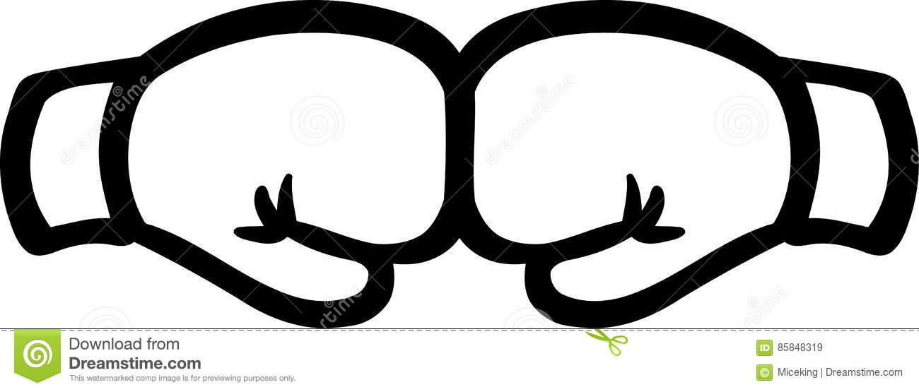 Detail Boxing Gloves Vector Nomer 49