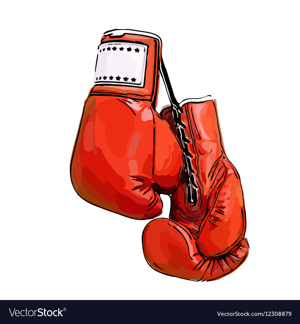 Detail Boxing Gloves Vector Nomer 8