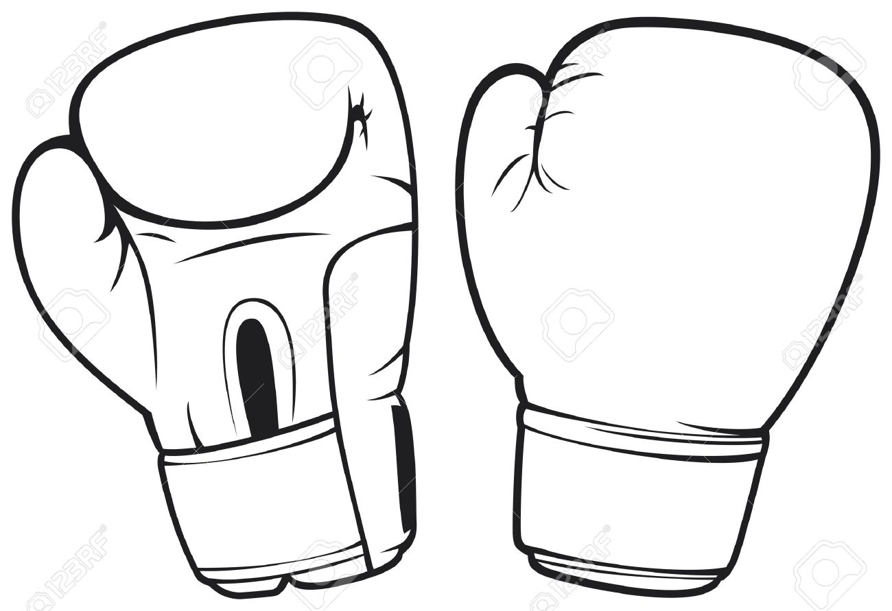 Detail Boxing Gloves Vector Nomer 9