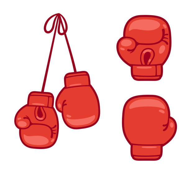 Detail Boxing Gloves Vector Free Nomer 19