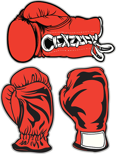 Detail Boxing Gloves Vector Free Nomer 51