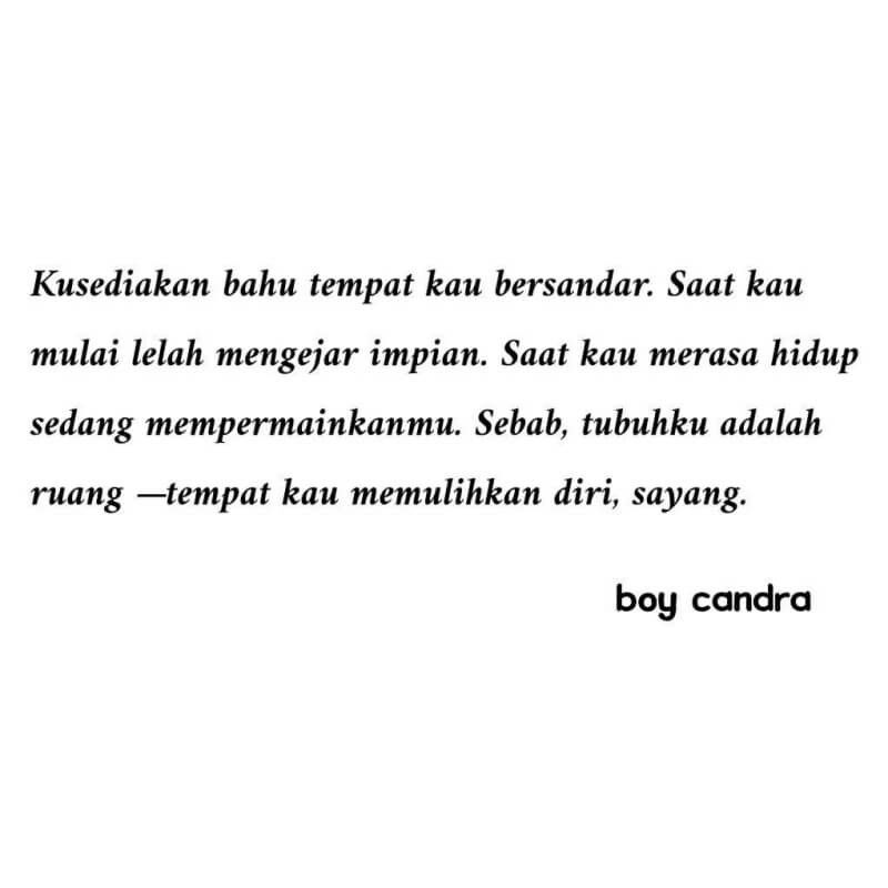 Boy Candra Puisi - KibrisPDR