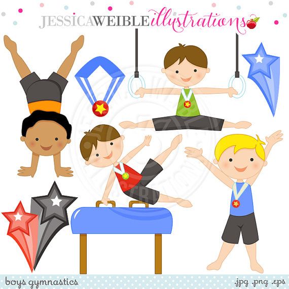 Detail Boy Gymnastics Clipart Nomer 14