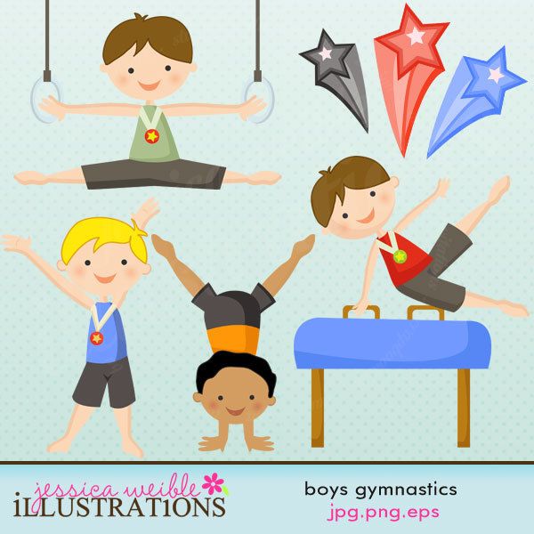 Detail Boy Gymnastics Clipart Nomer 2