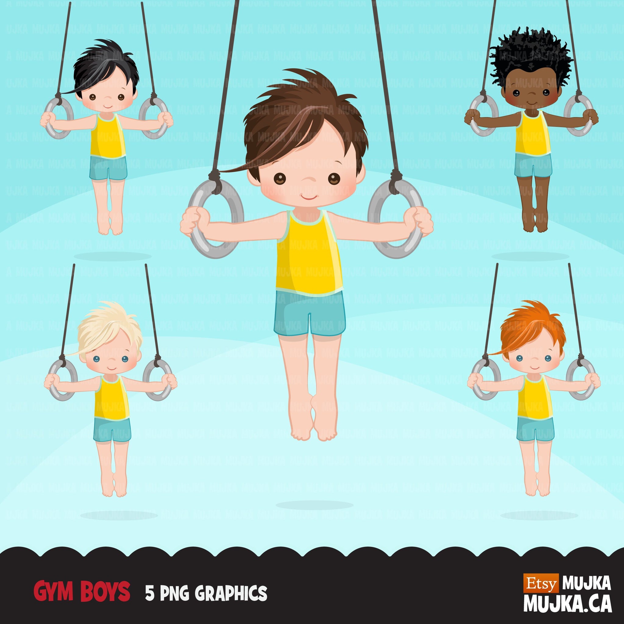 Detail Boy Gymnastics Clipart Nomer 33